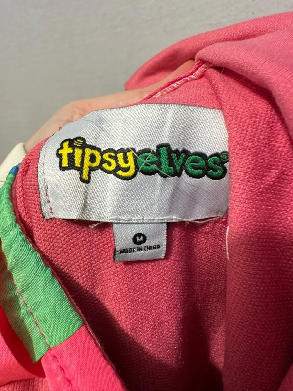 NWT Tipsy Elves Kids Multicolor Piñata Hoodie Costume - size M